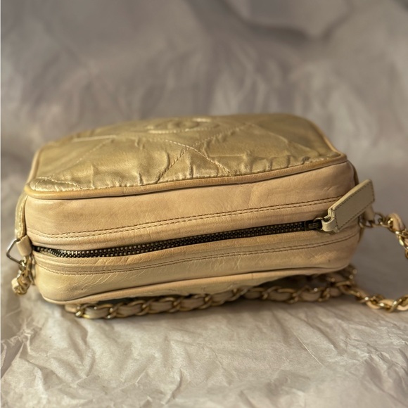Chanel Vintage Quilted Tassel Satin Camera Bag - Picture 2 of 12
